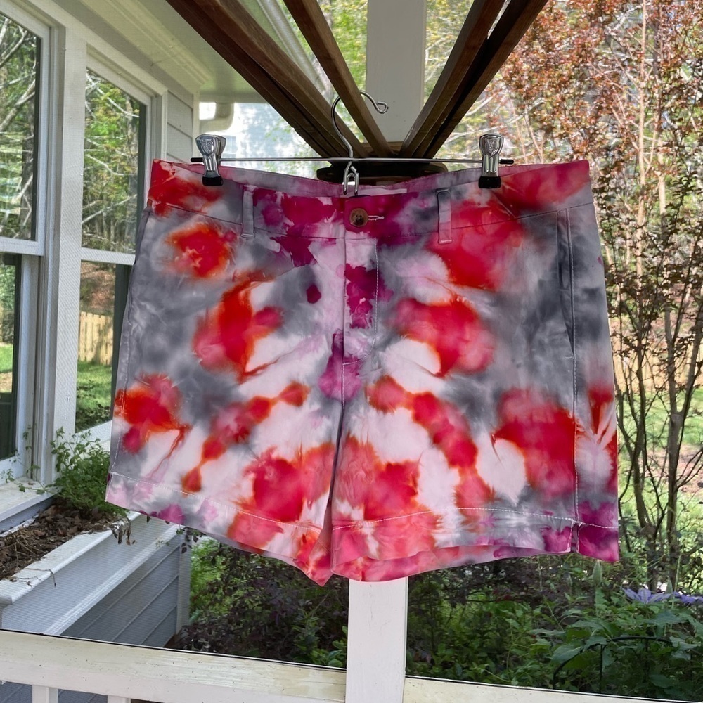 Old Navy hand crafted tie dyed Everyday Shorts 5” Size 12